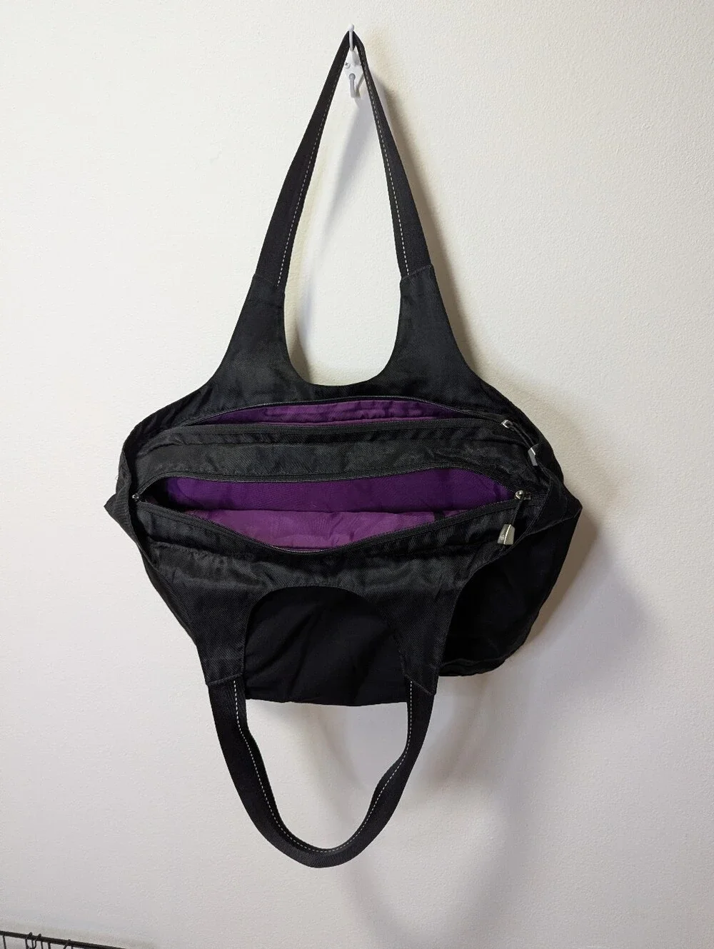 The North Face Black Messenger Tote Bag
